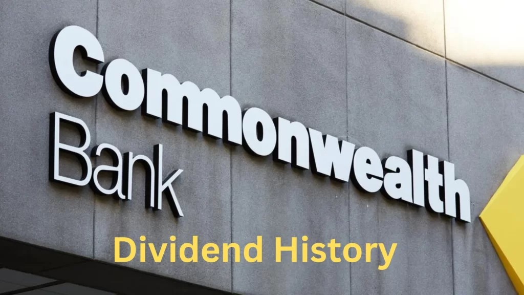 CBA dividend history & Financial calendar